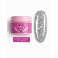 Гель GGA by Mommy Spark №03 Silver, 30 мл