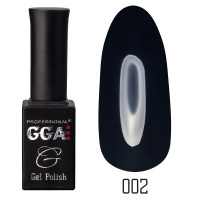 Гель-лак GGA Professional № 002, 10 мл (Класичний чорний)