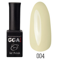 Гель-лак GGA Professional № 004, 10 мл (Блідий жовтий)