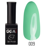 Гель-лак GGA Professional № 009, 10 мл (Пастельно-бірюзовий)