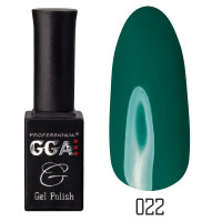 Гель-лак GGA Professional № 022, 10 мл (Малахітовий-зелений)