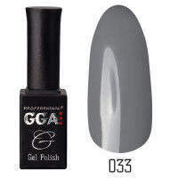 Гель-лак GGA Professional № 033, 10 мл (Світло-сірий)