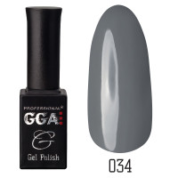 Гель-лак GGA Professional № 034, 10 мл (Сірий)