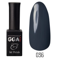 Гель-лак GGA Professional № 036, 10 мл (Темно-сірий)