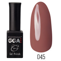 Гель-лак GGA Professional № 045, 10 мл (Каштановий)