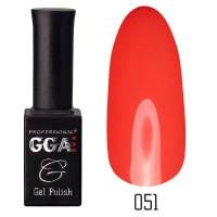 Гель-лак GGA Professional № 051, 10 мл (Лососевий)