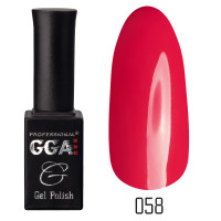 Гель-лак GGA Professional № 058, 10 мл (Пильно-малиновий)