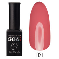 Гель-лак GGA Professional № 071, 10 мл (Пильний рожевий)