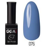 Гель-лак GGA Professional № 076, 10 мл (Пильно-блакитний)
