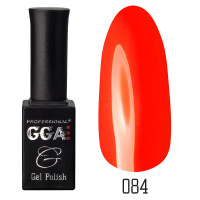 Гель-лак GGA Professional № 084, 10 мл (Яскравий помаранчевий)