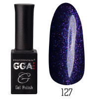 Гель-лак GGA Professional № 127, 10  мл (Баклажановий з шимером)