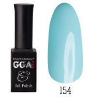 Гель-лак GGA Professional № 154, 10 мл (Світлий цІановий)