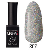 Гель-лак GGA Professional № 207, 10 мл (Срібний хамелеон)