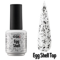 Топ без липкого шару Egg Shell GGA Professional 15 мл. Топ без липкого шару Egg Shell GGA Professional 15 мл.